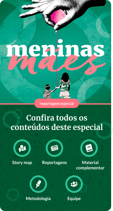 Cartaz do projeto especial Meninas Mães