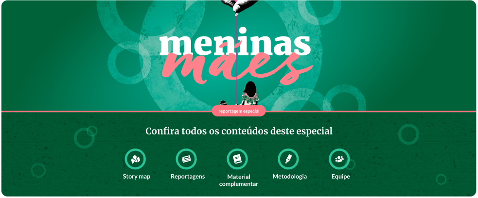 Cartaz do projeto especial Meninas Mães