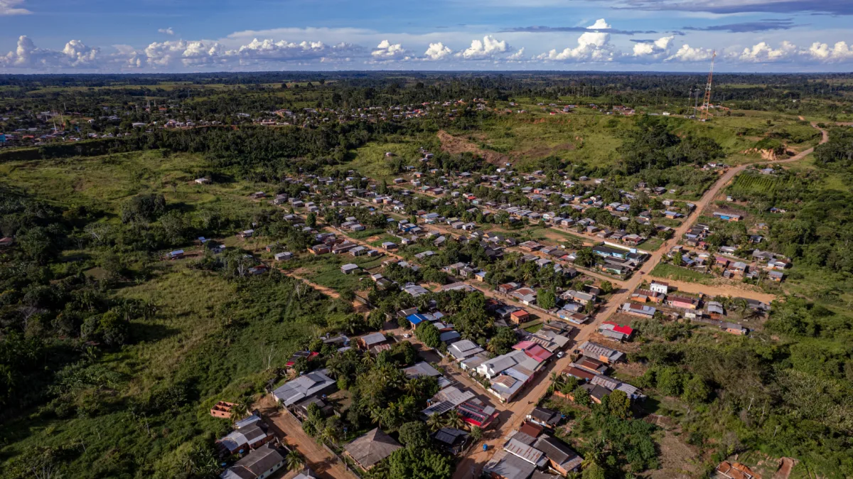 imagem área da cidade de assis brasil